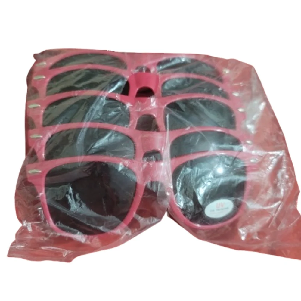 Trendy Pink Sunglasses Pack Of 5 UV protection